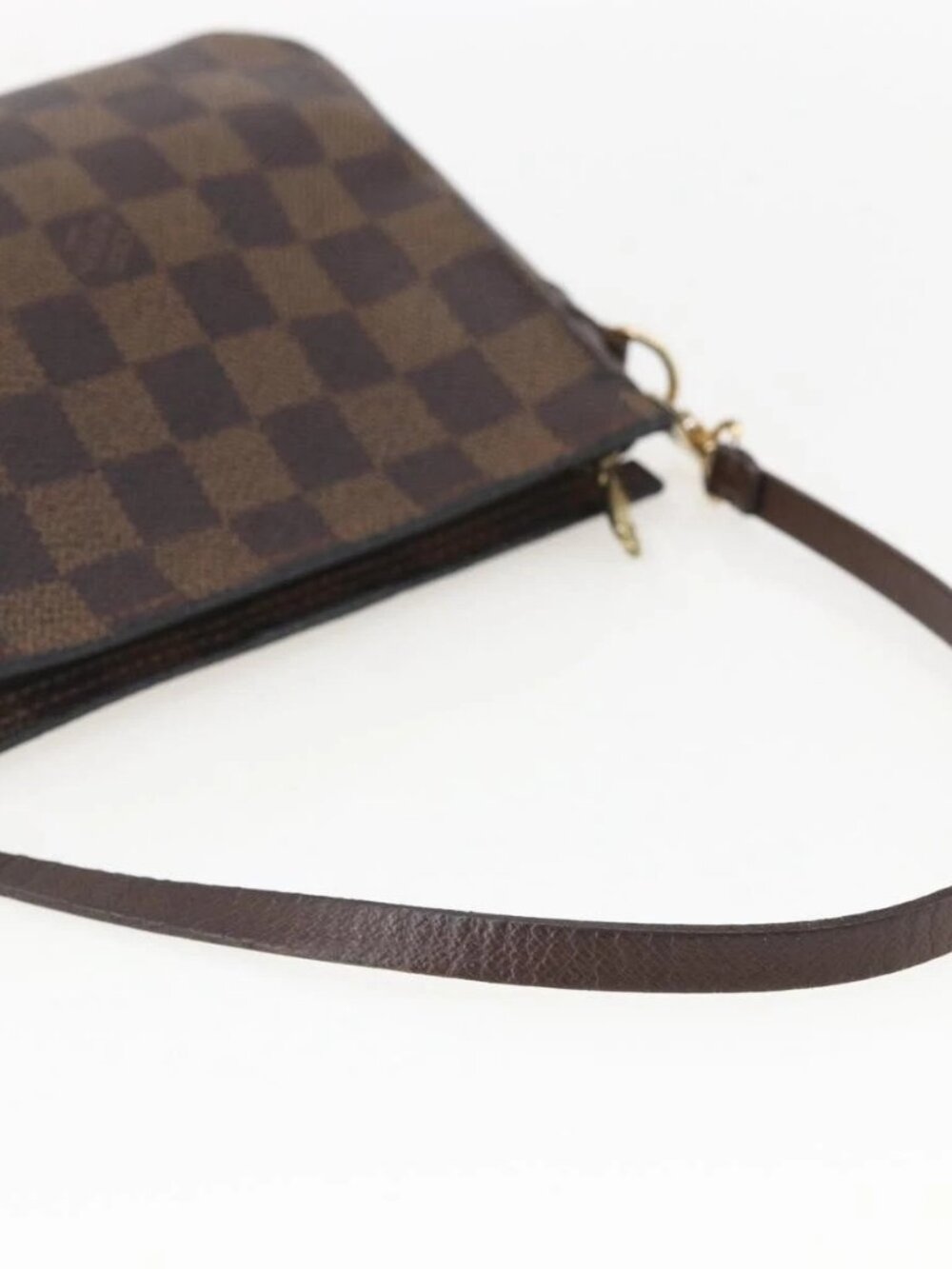 LOUIS VUITTON Damier Ebene Trousse Makeup Pouch N51982 LV Auth 159468 - Picture 8 of 16